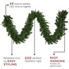 Northlight 9' x 10" Pre-lit Roosevelt Fir Artificial Christmas Garland - Warm White LED Lights - 4 of 4