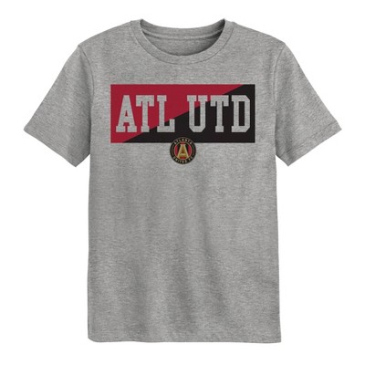 MLS Atlanta United FC Boys' Gray Poly T-Shirt