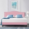 VECELO Platform Bed Frame with Upholstered Headboard, Strong Frame and Wooden Slats Support, Bed Frame - 3 of 4