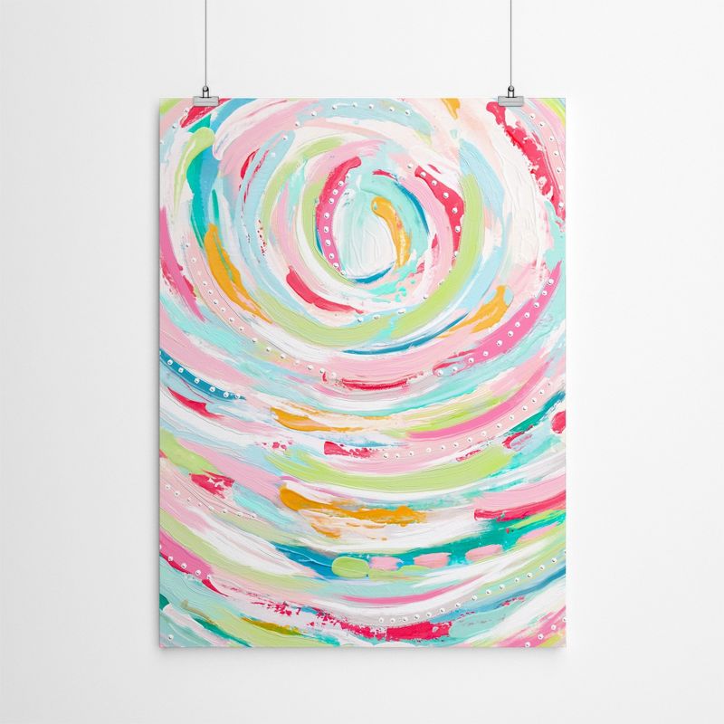 Americanflat Modern Abstract Swirls By Lisa Nohren Poster, 4 of 7