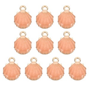 Unique Bargains Beautiful Designer DIY Jewelry Making Seashells Pendants 10 Pcs - 1 of 4