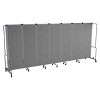 Hampden Furnishings Otis Collection Portable 7 Panel Room Divider - 4 of 4