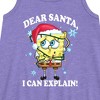Girls' - SpongeBob SquarePants - Dear Santa Graphic Sleeveless Aline Dress - 2 of 4