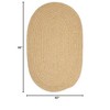 Colonial Mills Softex Check Area Rug - Pale Banana Check 5'x8' - 2 of 2