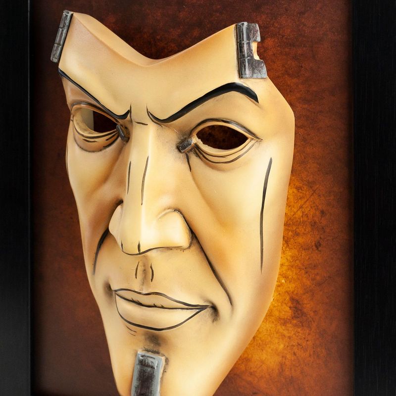 ThinkGeek, Inc. Borderlands 2 Handsome Jack Wall Art | Hand-Painted Mask, 3 of 8