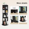 Aoxun 360° Rotating Bookcase for Bedroom, Living Room, Study Room - 3 of 4