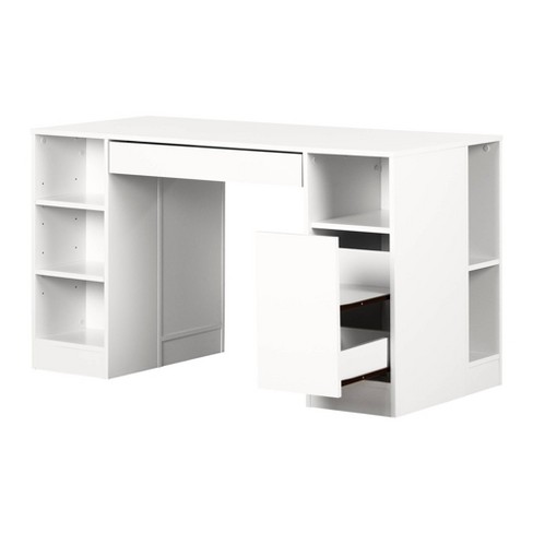  South Shore Crea Expandable Craft Table-Pure White : Home &  Kitchen