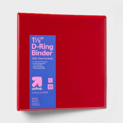 1.5" 3 Ring Binder Clear View - up&up™