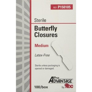 Pro Advantage P150105 Medium Butterfly Wound Closure (Box of 100) - 1 of 2