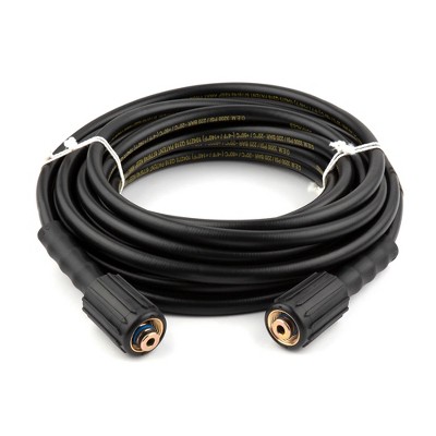 Briggs & Stratton 30' x 1/4" Pressure Washer Hose w/Dual O-Ring Sealing, Attaches to Male M22 Pump & Spray Gun, For Pressure Washers Up To 3000 PSI