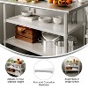 Flash Furniture Galvanized Under Shelf for Prep and Work Tables - Adjustable Lower Shelf for Stainless Steel Tables - 3 of 4