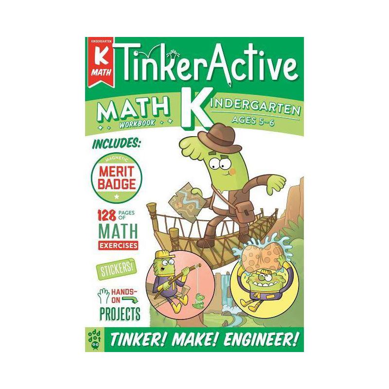 Kindergarten Math -  (Tinkeractive Workbooks) by Nathalie Le Du (Paperback), 1 of 2