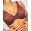 Curvy Couture Women's Full Figure Sheer Mesh Plunge T-shirt Bra - 4 of 4