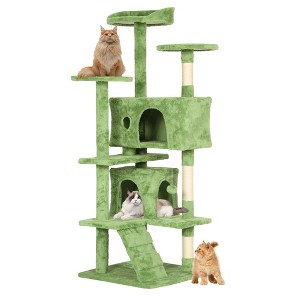 FDW 54/62/70/81 in Cat Tree Tower​​ Multi-Level Scratching Post & Play House for Indoor Cats/Kittens - 1 of 4