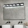 DOMETOUR Modern Bathroom Vanity Lighting 6-Light LED Vanity Lights Over Mirror Bath Wall Lighting - 2 of 4