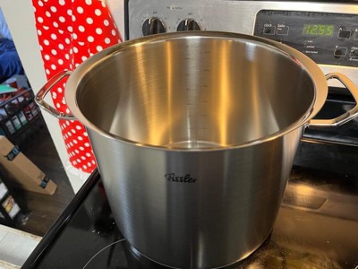 Fissler Original-Profi Collection Stainless Steel Tall Stock Pot with Lid,  14.8 Quarts
