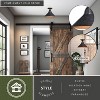 VAXCEL Outland Hammered Metal Bronze Rustic Outdoor Semi Flush Mount Ceiling Light - 2 of 4