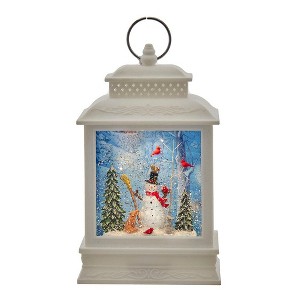 Kurt Adler 10.6-Inch Battery-Operated LED Snowman Water Lantern - 1 of 4