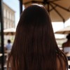 Unique Bargains Women's Straight Long Hair Wig 4x4in 180 Real Human Hair Deep Brown 1 Pc - 3 of 4