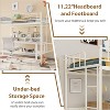 Twin Loft Bed w/ Ladder & Guardrail - Heavy Duty Metal Frame, 400LB Capacity, Space-Saving, No Box Spring, Easy Assembly - 4 of 4