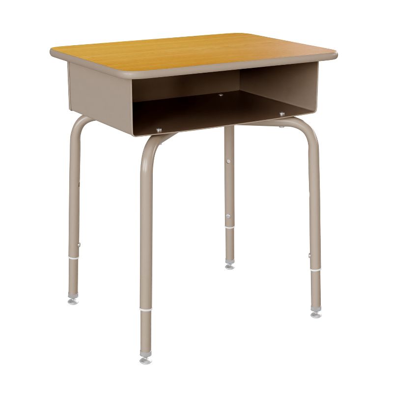Emma and Oliver Student Desk with Open Front Metal Book Box - School Desk, 1 of 10