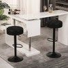 KTMBDW Modern Bar Stools Set of 2, Adjustable Linen Upholstered Swivel Bar Stools, Bar Chairs with Hidden Storage for Kitchen Island - 4 of 4