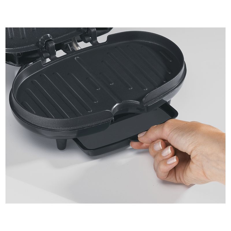 Proctor Silex Compact Grill - Black - 25218P, 3 of 6