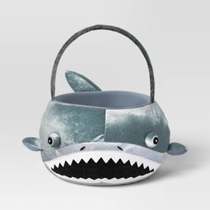 Halloween Shark Round Trick or Treat Decorative Bling Basket - Hyde and EEK! Boutique™ - 1 of 3