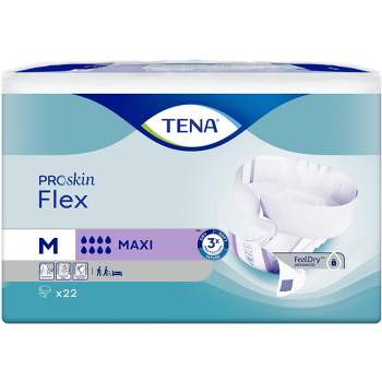 TENA ProSkin Flex Maxi Belted Unisex Briefs for Adult Incontinence, Heavy Absorbency