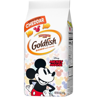 Pepperidge Farm Goldfish Special Edition Disney Mickey Mouse Cheddar Crackers - 6.6oz