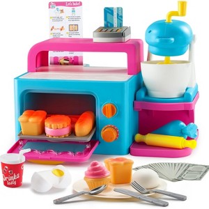 Joyfy Toddler Pretend Play Toy, Bakery Shop Playset with Light & Sound Oven, Mixer,  Bread & 20 Kitchen Accessories – Birthday Gift for Boys & Girls - 1 of 4