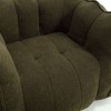 PAGED Modern Bean Bag Chair with Armrests and Footrest, High-Resilience Lazy Sofa for Adults, Comfy Chair for Living Room, Bedroom - 3 of 4