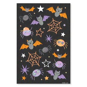 50ct Halloween Stickers for Kids' Bats and Spiders - 1 of 3