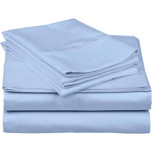 J&V TEXTILES 1000 Thread Count Deep Pocket Luxury Sheets - 1 of 4