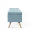 Modern Tufted Storage Bench - HomePop - 2 of 4