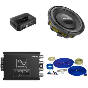 Hertz Complete Premium Shallow Bass Package with CP-1.700, 2 MPS 250 10" Subs LOC and Amplifier Wiring Kit - 1 of 4