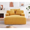 NicBex Couches for Living Room 66.1" Oversized Chaise Lounge Chair Corduroy Upholstered Sofa Sleeper Chair with Full Foam Cushioning - 2 of 4