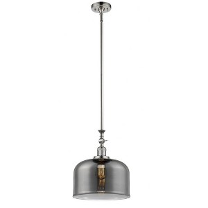 Bell - 1 Light Stem Hung Mini Pendant In Industrial Style-15 Inches Tall and 12 Inches Wide - 1 of 1