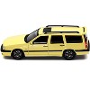 Volvo 850 T-5R Estate Wagon Cream Yellow 1/64 Diecast Model Car by Pop Race - 3 of 4