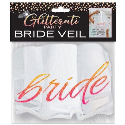 Glitterati Bride Veil - White