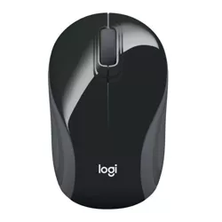 Logitech M187 Cordless Mini Mouse - Black (910-002720)