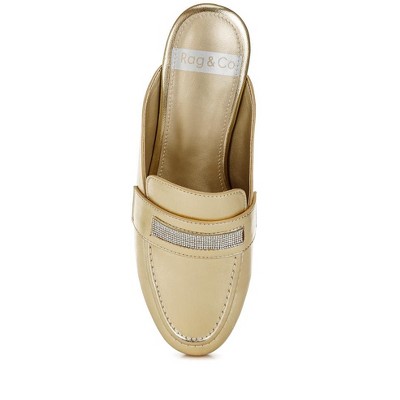 Женские сабо Rag & Co Piscola Rhinestones Slip On Mules — фото 4