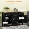 LunaLulinlk Kitchen Cabinet Coffee Bar Cabinet - 3 of 4
