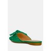 Makeover Studded Bow Flat Womens Mules - 3 of 4
