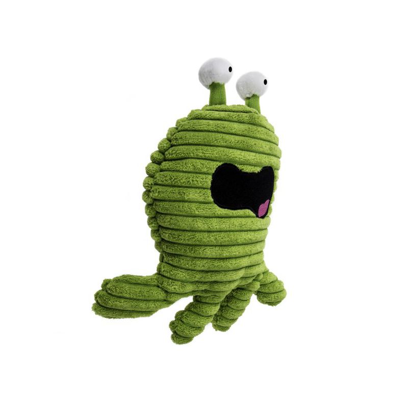 goDog PlayClean Germs Monster Squeaker Plush Pet Toy for Dogs & Puppies, 2 of 4