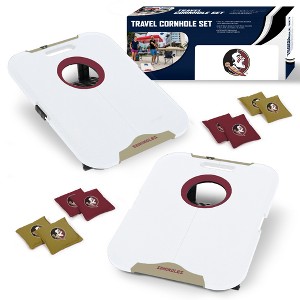 NCAA Florida State Seminoles All-Weather Travel Cornhole Set - 1 of 4