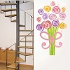 Slickblue Colorful Bouquet Wall Art Decals – Vinyl Stickers to Brighten Your Walls with Floral Beauty 13.4" x 26.8" - 3 of 3