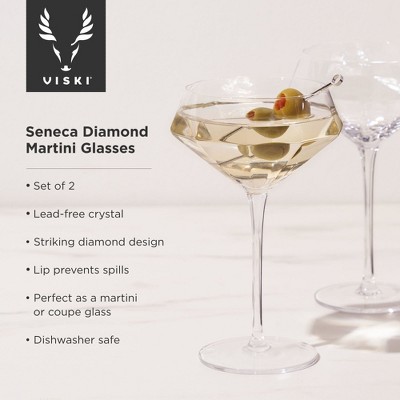 Viski Seneca Stemmed Coupe Glasses - Thumbnail 2