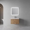 ChicFurnit Bathroom Vanity 30 Inch Floating Vanity with Sink and Soft Close Doors for Bathroom, Brown, 29.5"*18.1"*19.3" - 2 of 4