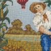 C&F Home 14" x 14" Farmer Boy Needlepoint Wool Blend Accent Throw Pillow - 3 of 3